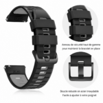 Bracelet silicone Garmin Forerunner 165